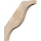 Ekena Millwork 3 1/2"W x 32"D x 32"H Funston Smooth Knee Brace, Douglas Fir BRC04X32X32FST00SDF - alternate 1
